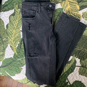 Vigoss Black Ripped Jeans • Size 25